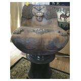 EKT036 Handmade Bade Ceramic Character Chair