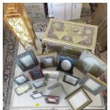 EKT065 Art Deco Coffee Table, Lamp, Chest & Picture Frames