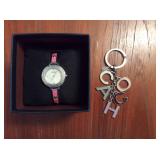 JYR007 Coach Signature Watch & Keychain