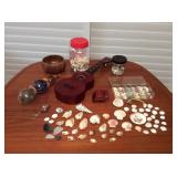 JYR026 Island Theme, Ukulele, Shells, More