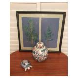 JYR032 Signed Artwork, Porcelain Jar, Trinket Box