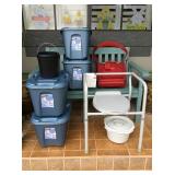 JYR039 Storage Bins, Commode, Travel Bag