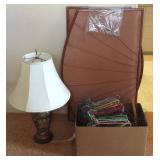 FWE014 Twin Headboards, Porcelain Lamp and Hangers