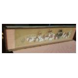 FWE021 Framed & Glazed Horizontal Japanese Scroll