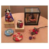 FWE025 Interesting Japanese Dolls Lot