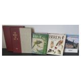 FWE043 Vintage Hard & Soft Cover Books - Birds, Atlas, Life