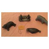 FWE063 Unique Eskimo Soapstone Sculptures