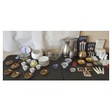 FWE078 Candle & Candle Holders, Antique Glass, Fine China