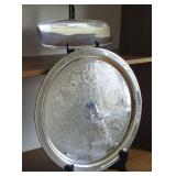 FWE083 WM. A. Rogers Silver Tone Platter & More