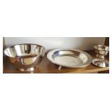FWE088 Beautiful Silver Tone Bowls