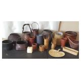 FWE092 Vintage & Antique Woven Baskets & More