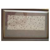 FWE097 Kiri-e Japanese Geometric Paper Cut Out Art - Flying