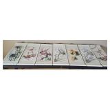 FWE113 Lucky Seven Oriental Scroll Paintings Wall Hangings