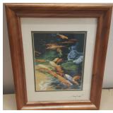 SLC003 Signed Gary Reed Print in Koa Veneer Frame