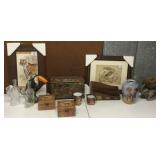 SLC022 Safari Themed Lot - Prints, Bottles, Vase, Planter, More