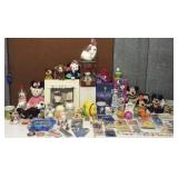 SLC023 Cute Collectible Character Lot - Mickey, TY, Coca-Cola