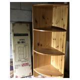 SLC075 Solid Wood Corner Shelf Unit & Shelf Unit