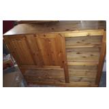 SLC097 Solid Wood Entertainment Center/Curio Cabinet