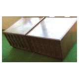 VKE024 Two Wooden Entertainment Tables 