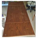 VKE047 Vintage Denmark Teak Wood Expanding Table