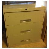 VKE049 Large Three Drawer File Cabinet