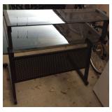 VKE066 Glass Top Desk #1