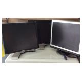 VKE075 Another Lot of Three Computer Monitors