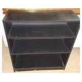 VKE087 Black Two Shelf  Unit