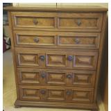 VKE101 Solid Wood Five Drawer Dresser