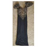 VKE119 Exquisite Haute Couture Hand-Sewn Beaded Gown