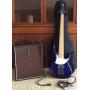 VKE016 Amplifier and Electric Bass Guitar 