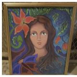 WAE003 Framed Lola Stone Original Oil, 