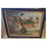 WAE005 Framed Original Chalk Drawing, Signed by Artist