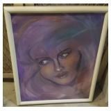 WAE006 Framed Lola Stone Original Oil, "Anima"