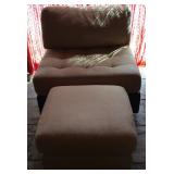 WAE024 Microfiber Ottoman & Seat