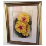 WAE034 Original Hawaii Watercolor by Teruya, Signed