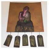 WAE093 Mixed Media Art Piece "Out of the Ashes" Jim Forcier-Call