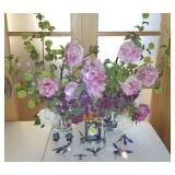 WAE100 Silk Flower Arrangements, Fairies, Snails & a Bat