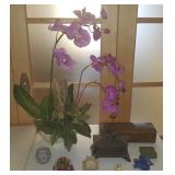 WAE117 Beautiful Silk Orchid Arrangement, Figurines & More