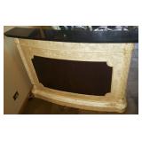 WAE146 Granite Top Wood Bar or Banker