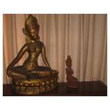 Set of Buddha like statues