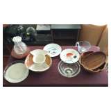 Various Serving Containers, Pyrex Dishes and accessories