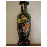 Large Decorative Vase with Stand