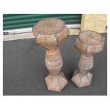 Wicker Plant Stands