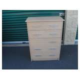 5 Drawer Upright Dresser