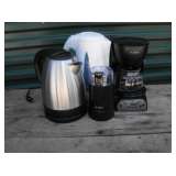 Electric Kettles, Coffee Maker and Grinder