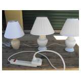 Set of 3ea End Table Lights