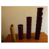 Decorative Bamboo Vases