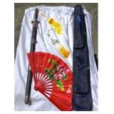 KIE016 - CHINESE SWORD AND FAN