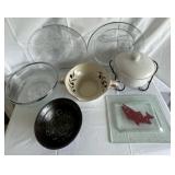 KIE045 - CLEAR GLASS DISHWARES AND MORE